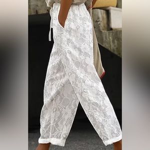 White lace pants-never worn.